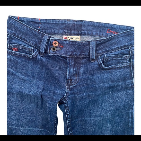 Miss Me "Red" Drew Jeans Womens Size 28 Dark Wash Bootcut Denim Jeans - Picture 3 of 7
